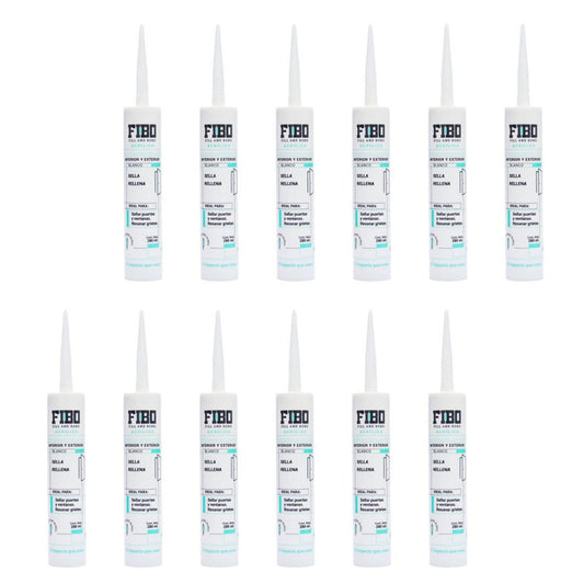 Acrílico Interior y Exterior Negro Fibo 280 ml Caja 12 Pz - Flash Sales