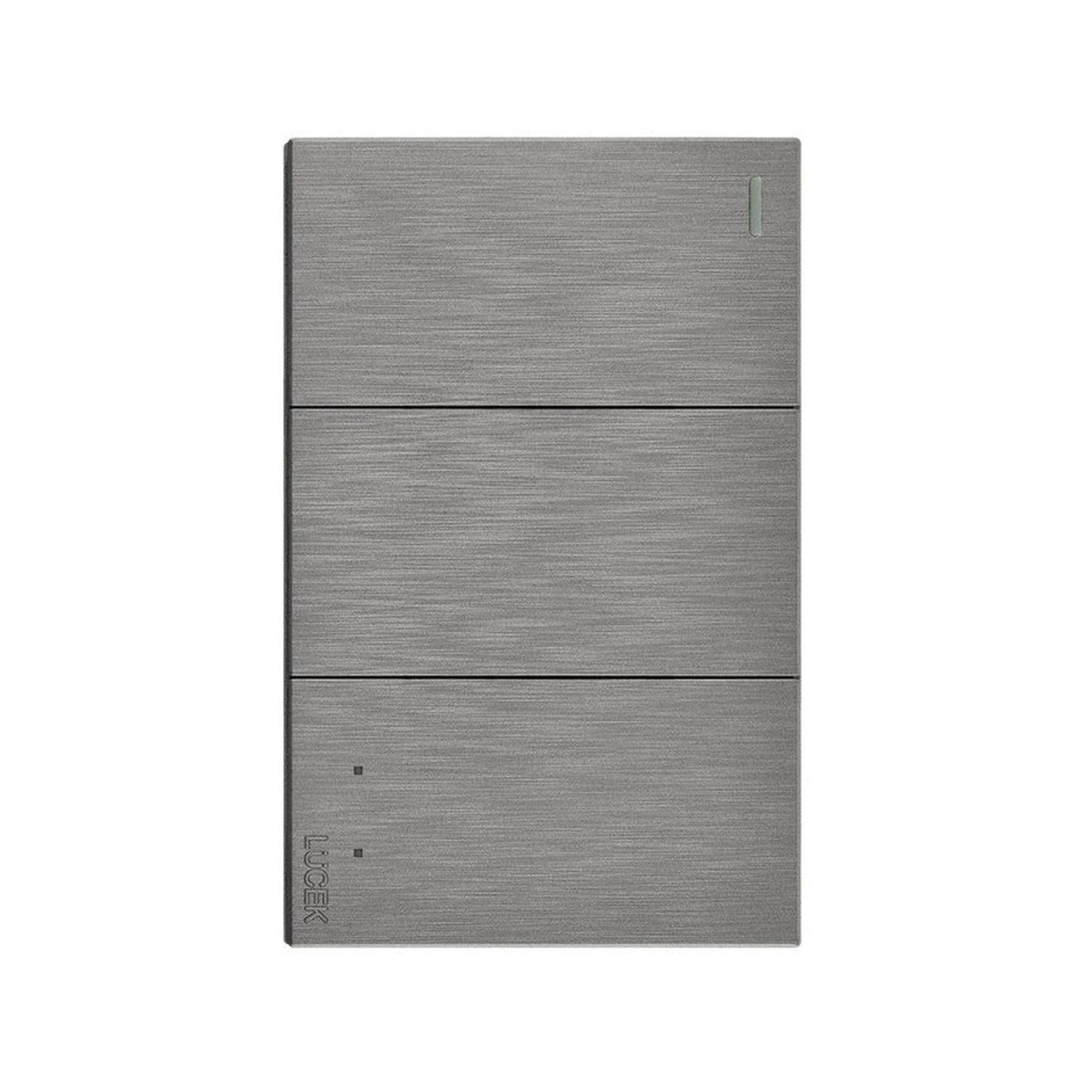 Placa Con 2 Apagadores Sencillos Y 1 De Escalera Lucek FlatPack 6 - Flash Sales