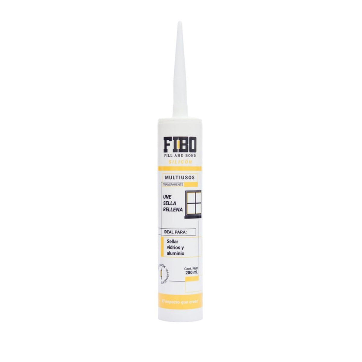 Silicon 100% Multiusos Negro Fibo 280 ml Caja 12 Pz - Flash Sales